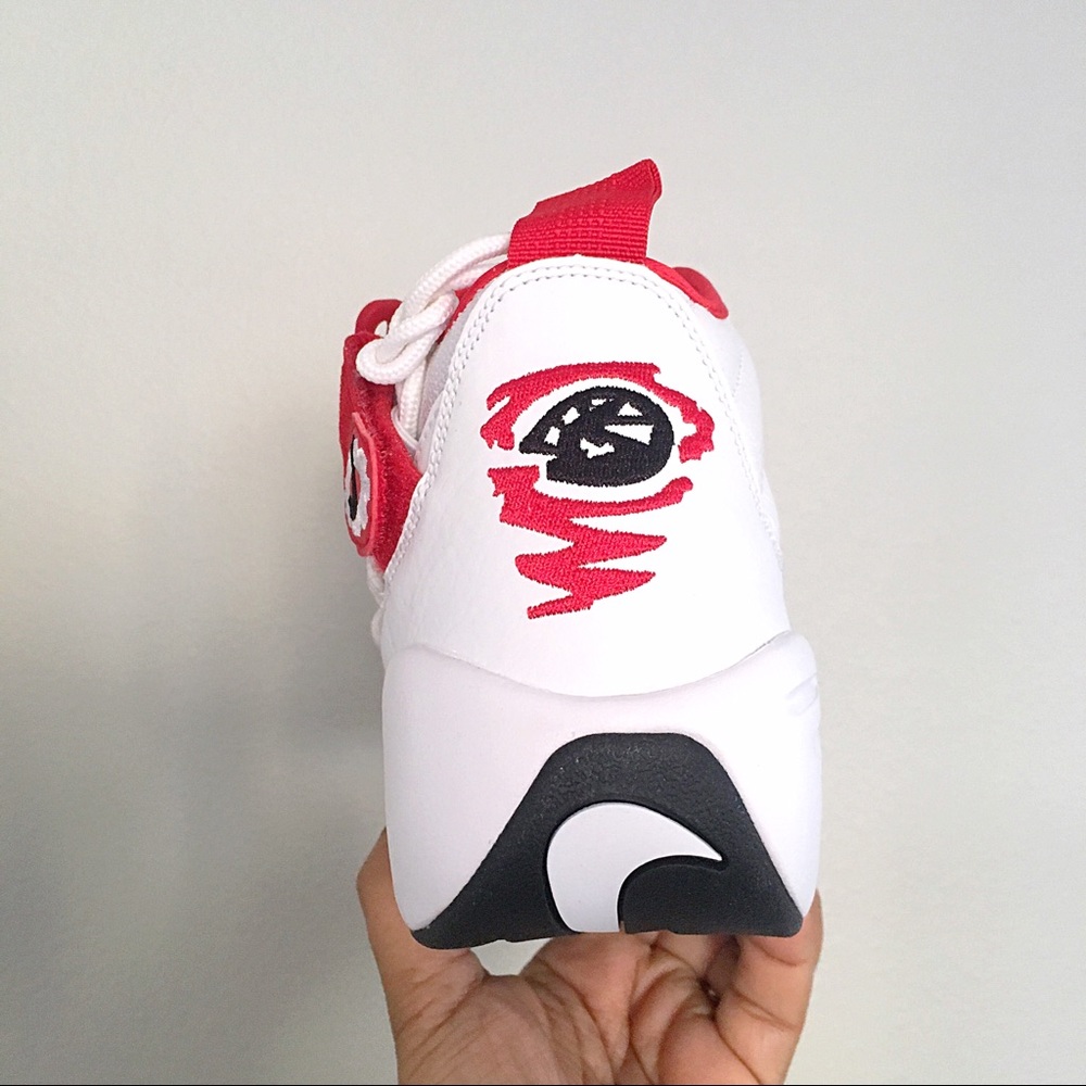 Men’s Nike Air Shake Ndestrukt Red White Black - Picture 6 of 8